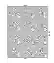 Fig. 15 - Two mask process for electroplating metal employing a negative electrophoretic photoresist