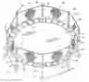 Fig. 01 - Trampoline or the like with enclosure