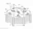 Fig. 10 - Trampoline or the like with enclosure
