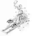 Fig. 01 - Elliptical trainer with variable track