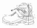 Fig. 01 - Ankle stabilization/sprain prevention in a shoe