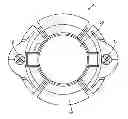 Fig. 01 - Burr hole plug having sidable clamping mechanism