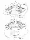 Fig. 47 - Burr hole plug having sidable clamping mechanism
