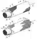 Fig. 01 - Self-wrapping textile sleeve with protective coating and method of construction thereof