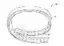 Fig. 01 - Wearable device with magnets sealed in a wearable device structure