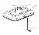Fig. 01 - Top-browner cooking system for electric roasting ovens and method of use