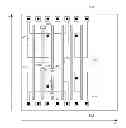 Fig. 01 - Semiconductor chip including integrated circuit defined within dynamic array section