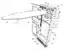 Fig. 01 - Ironing board storage device assembly and method