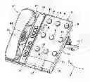 Fig. 01 - Holding platform for mobile information terminals, desktop telephone, and fixing method connector for mobile information terminals