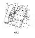 Fig. 02 - Holding platform for mobile information terminals, desktop telephone, and fixing method connector for mobile information terminals