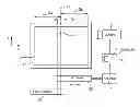 Fig. 01 - Method for producing a printing image made up of sections on a material to be printed using two inkjet printing heads