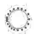 Fig. 06 - Bi-directional ring-bus architecture for CORDIC-based matrix inversion