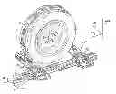 Fig. 01 - Low profile wheel chocking system and chock construction