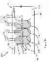 Fig. 06 - Use of longitudinally displaced nanoscale electrodes for voltage sensing of biomolecules and other analytes in fluidic channels