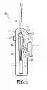 Fig. 02 - Non-pressurized system for creating liquid droplets in a dental cleaning appliance