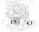 Fig. 01 - Parallel link mechanism, constant velocity universal joint, and link actuator