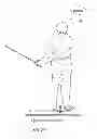 Fig. 22 - Golf swing training device for improving set up and swing plane of a golf swing