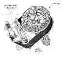 Fig. 01 - MOON GEAR AND SLED ARRANGEMENT FOR MULTIPLE WHOLE-INTEGER VIRTUAL CIRCLES