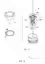 Fig. 04 - Lid structure configured for easy disassembly and cleaning