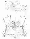 Fig. 02 - Device for protecting a rotorcraft against a pyramid-shaped structure for carrying a load