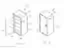 Fig. 02 - Cabinet and hinge assembly