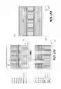 Fig. 43 - 3D non-volatile memory having low-current cells and methods