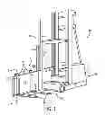 Fig. 02 - Narrow aisle load handler and material handling vehicle including a narrow aisle load handler