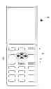 Fig. 01 - Mobile telephone device with screen luminance and sound volume control