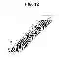 Fig. 12 - Method for managing and eliminating float threads in knitted garments