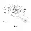 Fig. 06 - Clamping apparatus for carrying a disk in an optical disk drive