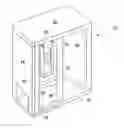Fig. 01 - Doorless Shower For an Aircraft