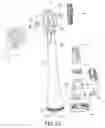 Fig. 32 - Mechanically-driven, sonic toothbrush and water flosser
