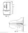 Fig. 06 - Hinge assembly for mounting door on cabinet below opening thereof