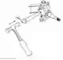 Fig. 01 - TOOL AND METHOD FOR REMOVING DRAW WEDGE BOLTS DURING KINGPIN REPLACEMENT