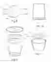 Fig. 04 - Constructible eating utensil with scoop from foldable blank