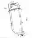 Fig. 02 - Hack saw with integrated retainer for blade pin holder and related method