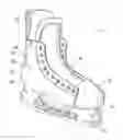 Fig. 01 - Skate boot having a tendon guard with a recess