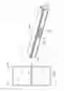 Fig. 02 - Continuous handle for window