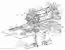 Fig. 01 - Packaging machine for packing rolls of paper and the like