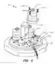 Fig. 06 - Fittingless pneumatic multiport selector valve for analytic instruments