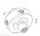 Fig. 34 - Connector with structural reinforcement and biocompatible fluid passageway