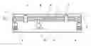 Fig. 01 - Device for machining revolving flats used in a textile carding machine
