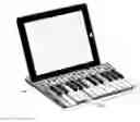 Fig. 01 - Base for tablet computer providing input/ouput modules