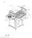 Fig. 09 - COOKING GRILL HAVING RACK SUPPORTING INDIVIDUAL GRILLING MODULES