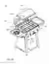 Fig. 14 - COOKING GRILL HAVING RACK SUPPORTING INDIVIDUAL GRILLING MODULES
