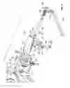 Fig. 15 - Disengaging handle assembly for a bottom outlet valve