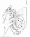 Fig. 17 - Disengaging handle assembly for a bottom outlet valve