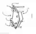 Fig. 08 - Method and mechanism for securing a removable tray to a walker
