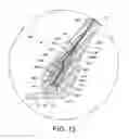 Fig. 14 - Pneumatic tire with bead reinforcing elements at least partially formed from carbon fibers