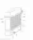 Fig. 01 - Heat exchanger with header contact regions for tubes support